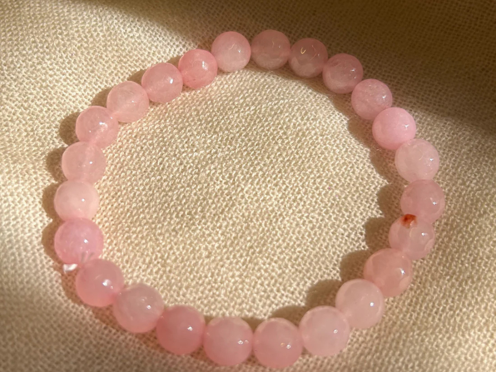 Pink rose quartz 1
